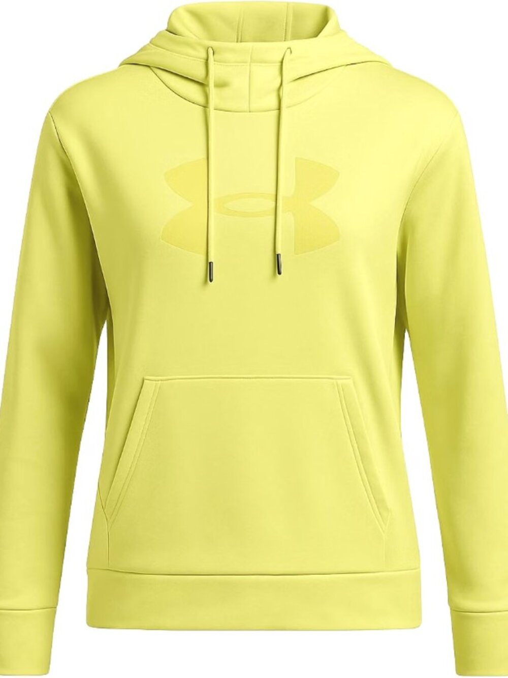 NWT Under Armour Women's NEon Fleece Big Logo Hoodie Sweatshirt XL